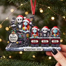 Load image into Gallery viewer, "Bring Holiday Cheer to Your Home" - Spooky Family Acrylic Ornament, Personalized Christmas Gift for Family and Friends
