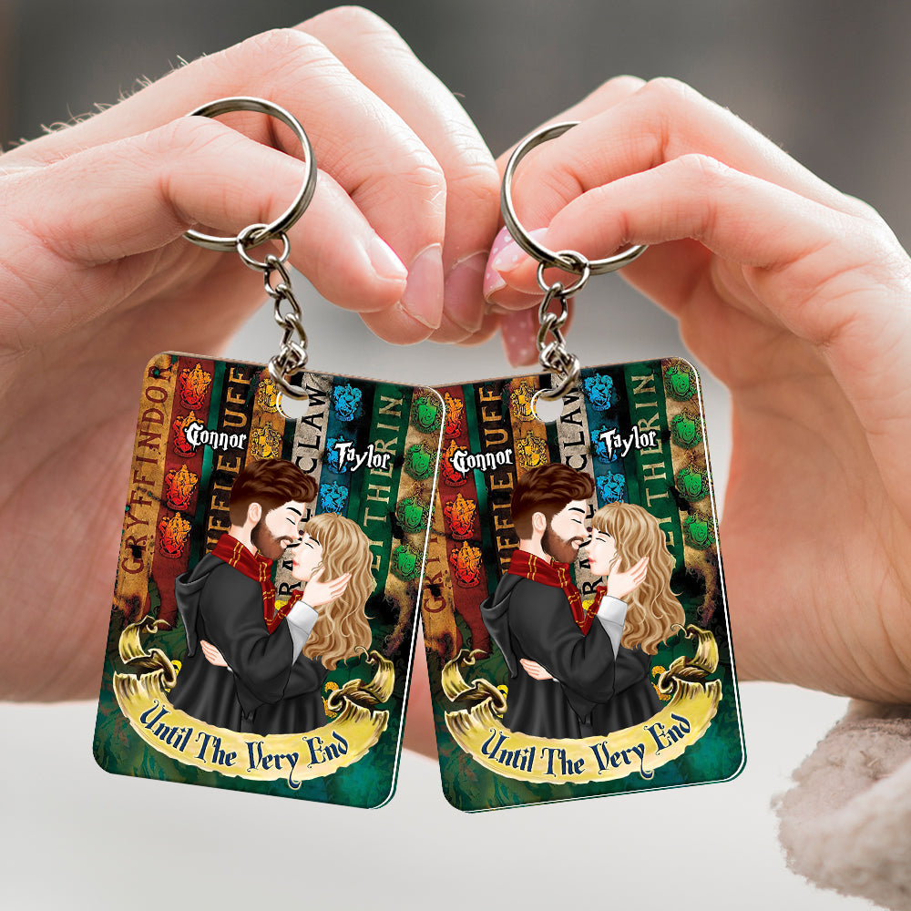 Personalized Harry Potter Themed Keychain - Until the Very End