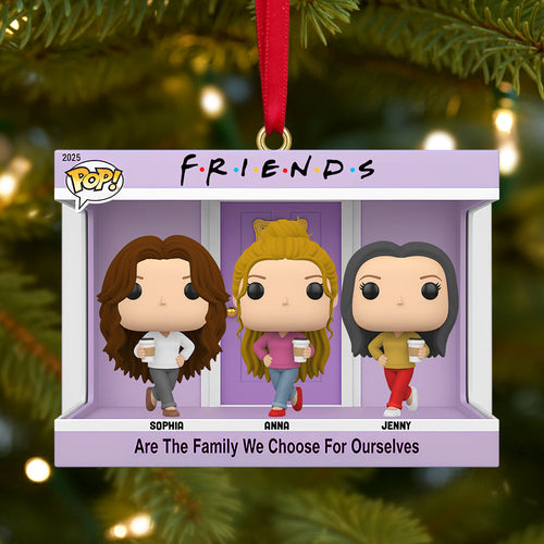 Personalized Friends Christmas Ornament - A Perfect Gift for Your Besties Ornament PopCulturePrints