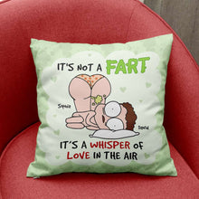 Load image into Gallery viewer, Personalized Funny Couple Pillow - Whisper of Love Pillow PopCulturePrints

