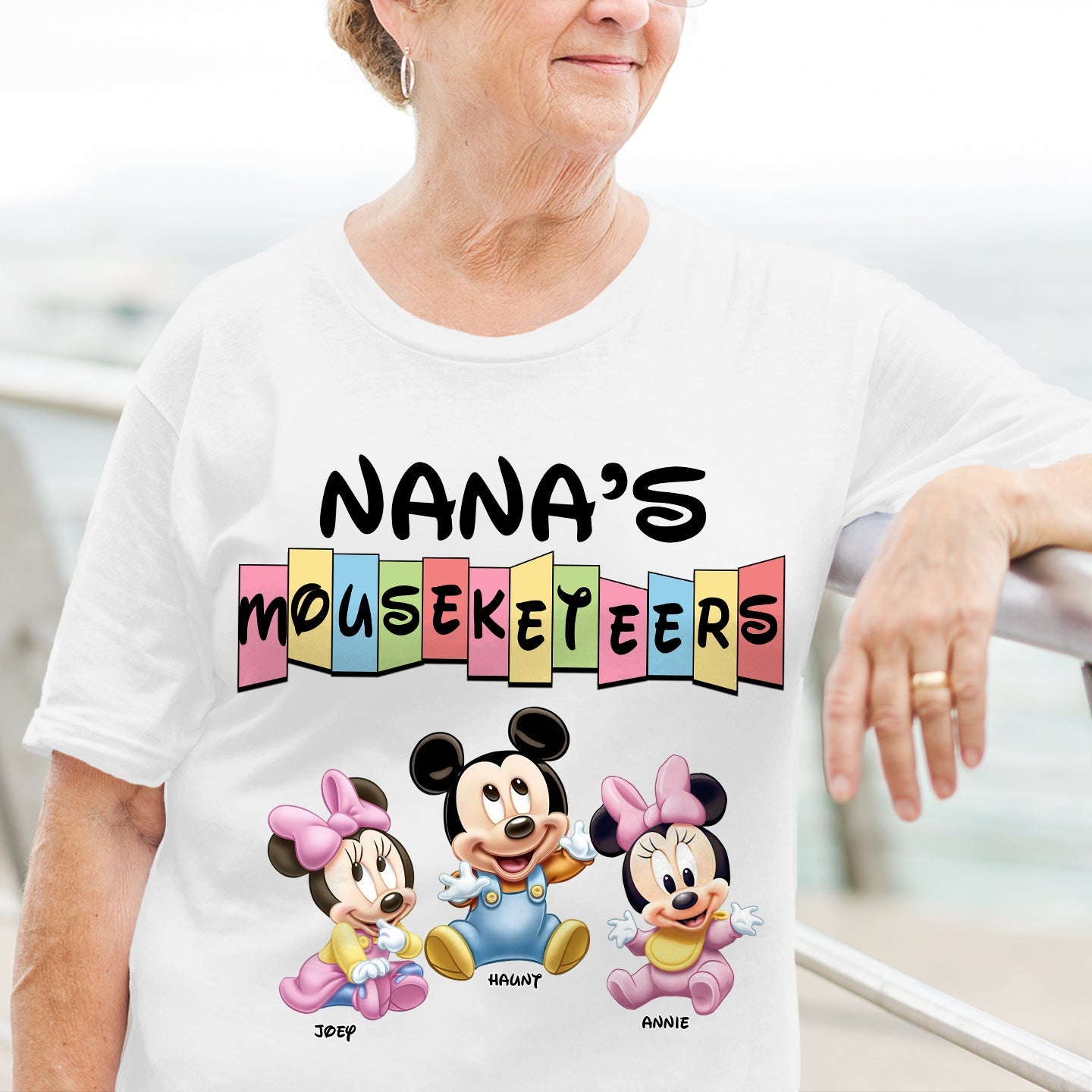 “Make Every Day Special!” Personalized Gift for Grandma Shirt - Adorable Mouse Characters Shirts PopCulturePrints