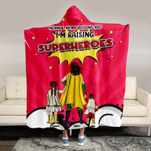 Load image into Gallery viewer, Personalized Supermom Wearable Blanket Hoodie - Mother&#39;s Day Gift Blanket PopCulturePrints
