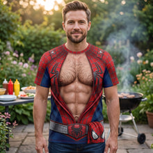Load image into Gallery viewer, The Unzipped Hero 3D Shirt - A Fun and Unique Personal Gift for Comic Fans
