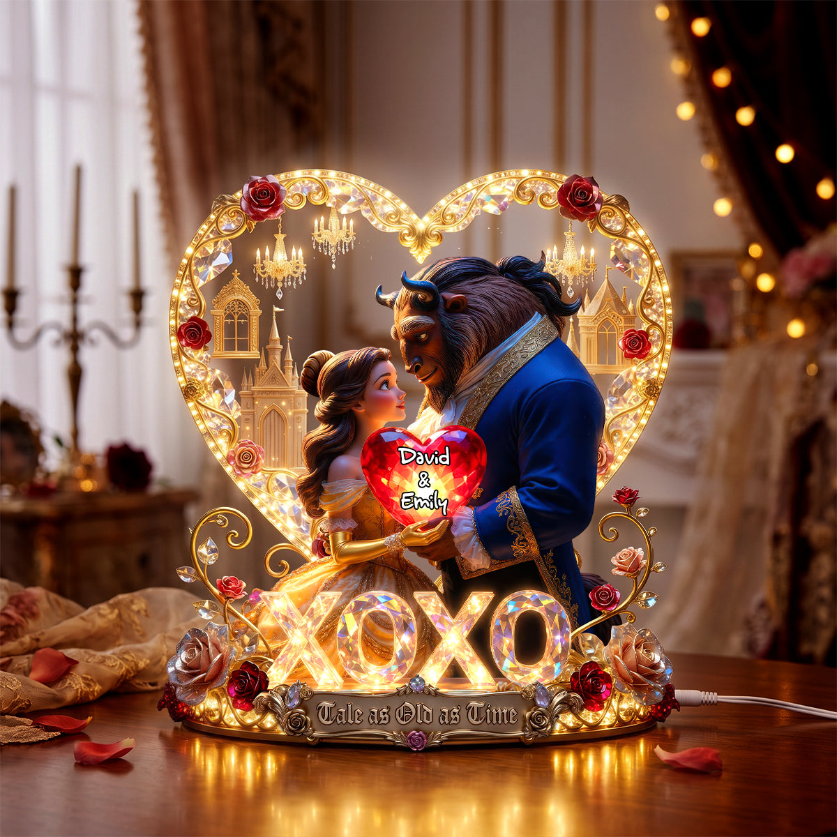 True Love Heart Light Box - Personalized Gifts for Couples