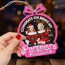 Load image into Gallery viewer, Custom Best Friends Christmas Ornament - Partners in Crime Ornament PopCulturePrints
