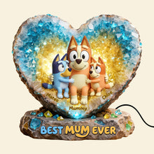 Load image into Gallery viewer, “Best Mum Ever” - Glowing Hug Motherhood Light Box - Personalized Gift for Mom, Grandma and Loved Ones Light Box PopCulturePrints
