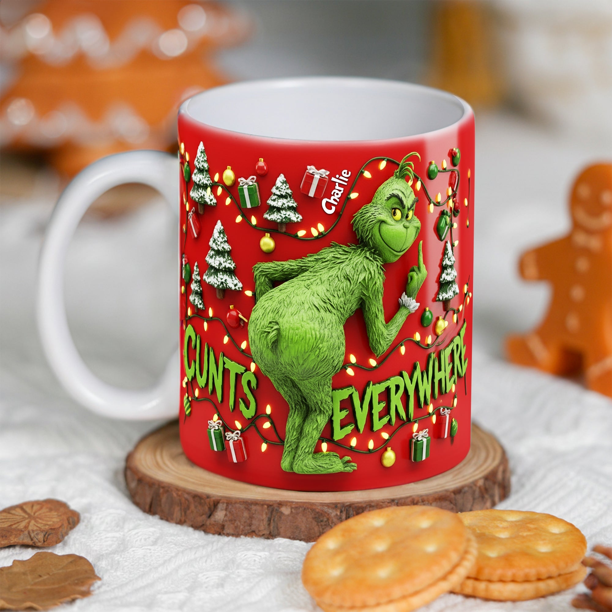 “Cunts Everywhere!” - A Playful Buddy Edge To Edge Mug - Personalized Christmas Gift Coffee Mug PopCulturePrints