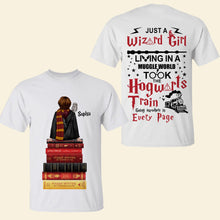 Load image into Gallery viewer, Personalized Harry Potter Book Lover Shirt - Custom Wizard Girl Tee
