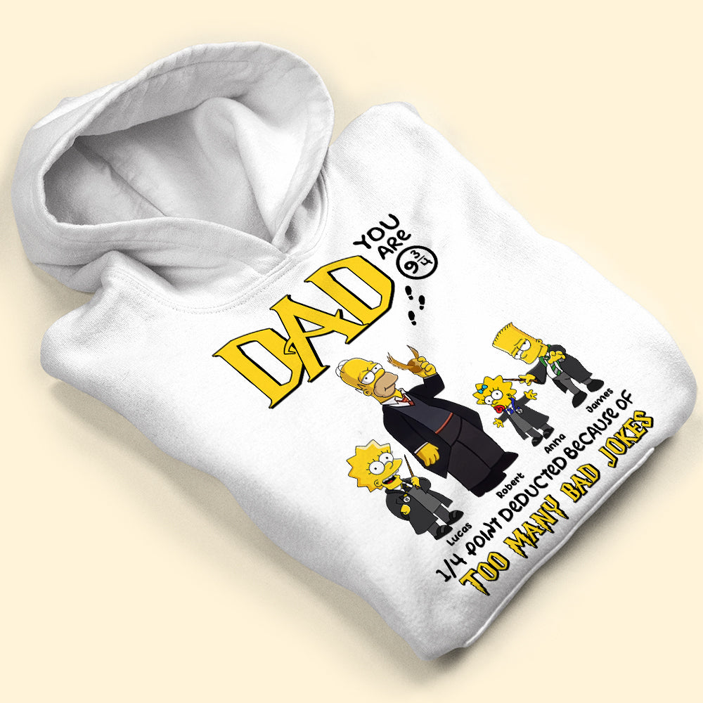 Funny Dad Shirt - Personalized Family Wizard Design