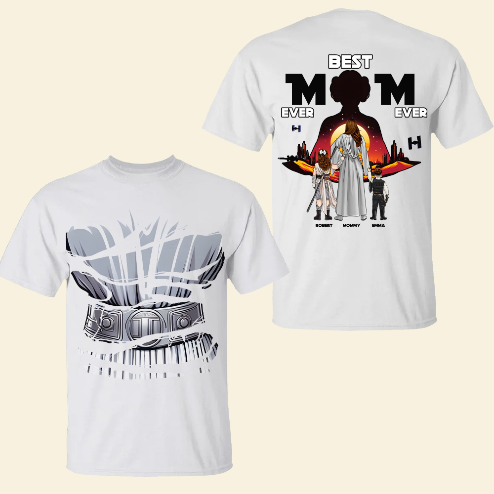 Best Mom Ever - Personalized T-Shirt for Mom, Grandma & More Shirts PopCulturePrints