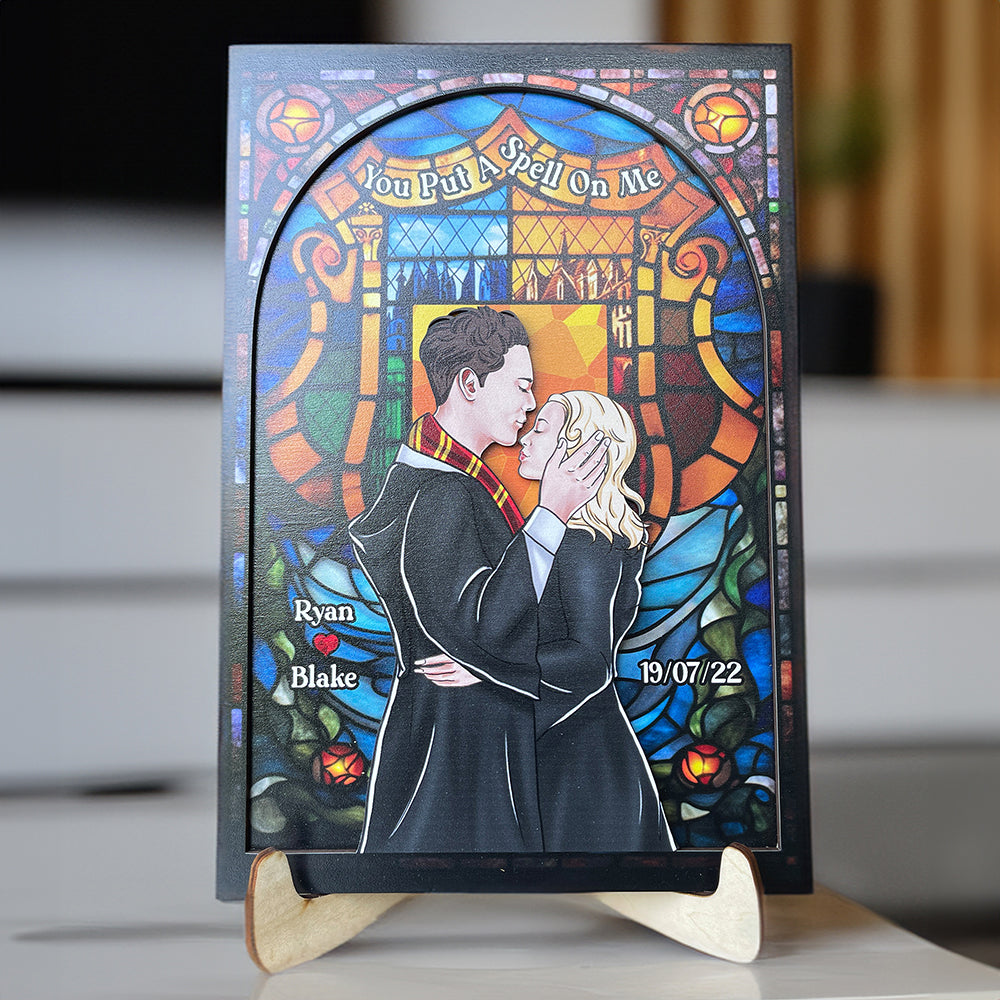 Personalized Harry Potter-Inspired Romantic Poster