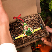 Load image into Gallery viewer, Custom Movie-Themed Christmas Ornaments - Personalized Elf Photo Gifts Ornament PopCulturePrints

