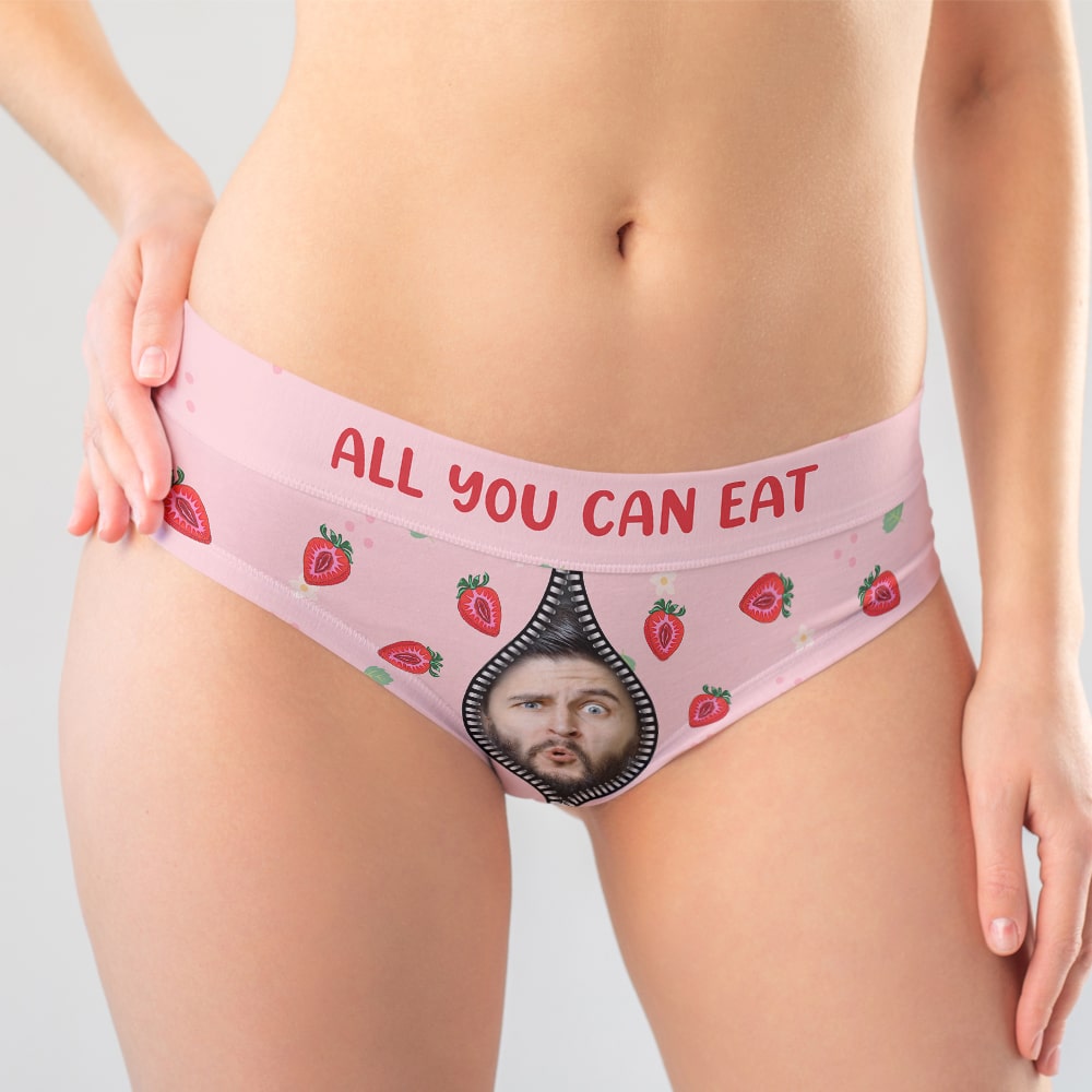 Custom All You Can Eat Couple's Women's Briefs Boxer Briefs PopCulturePrints