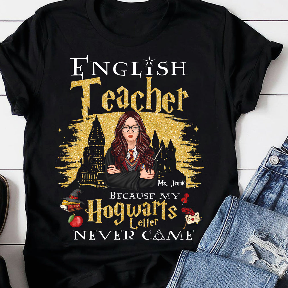 Personalized English Teacher Hoodie - Hogwarts Inspired Design