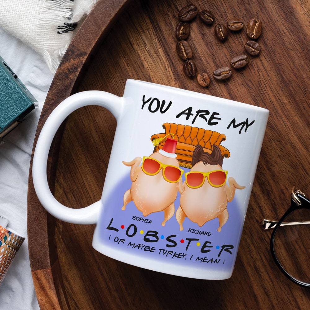 Personalized Couple Coffee Mug - You Are My Lobster | Valentine's Day Gifts for Him & Her Coffee Mug PopCulturePrints