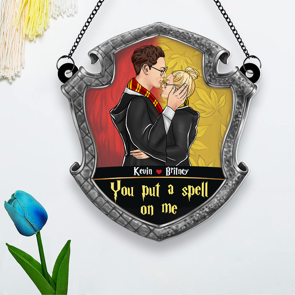 Custom Couple Harry Potter Inspired Plaque - 'You Put A Spell On Me'