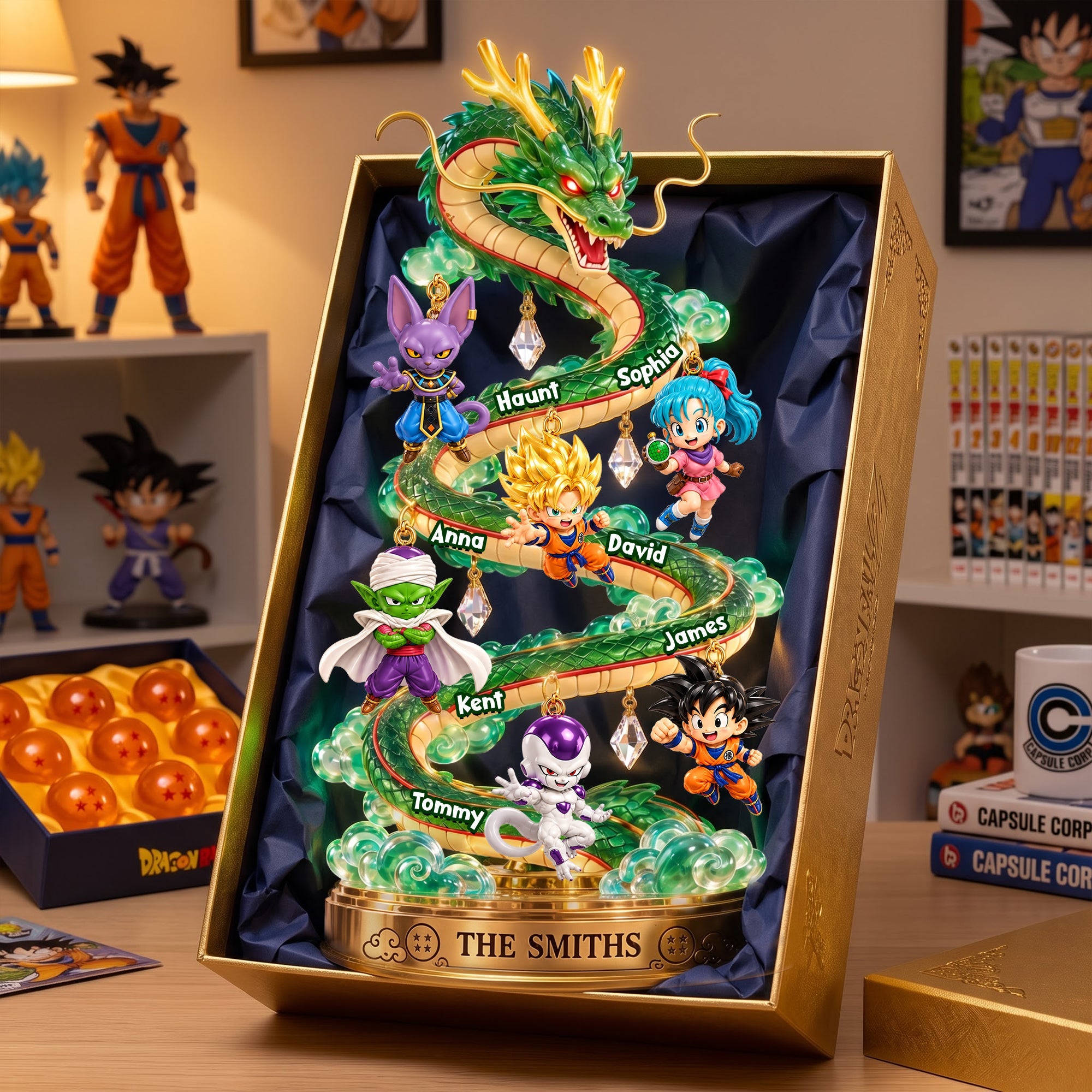 Warriors Family Acrylic Light Box - Personalized Christmas Gifts For Family 06palu131026 Light Box PopCulturePrints