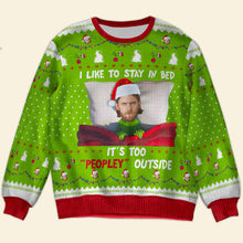 Load image into Gallery viewer, Custom Ugly Christmas Sweater with Funny Meme Design Ugly Christmas Sweater PopCulturePrints
