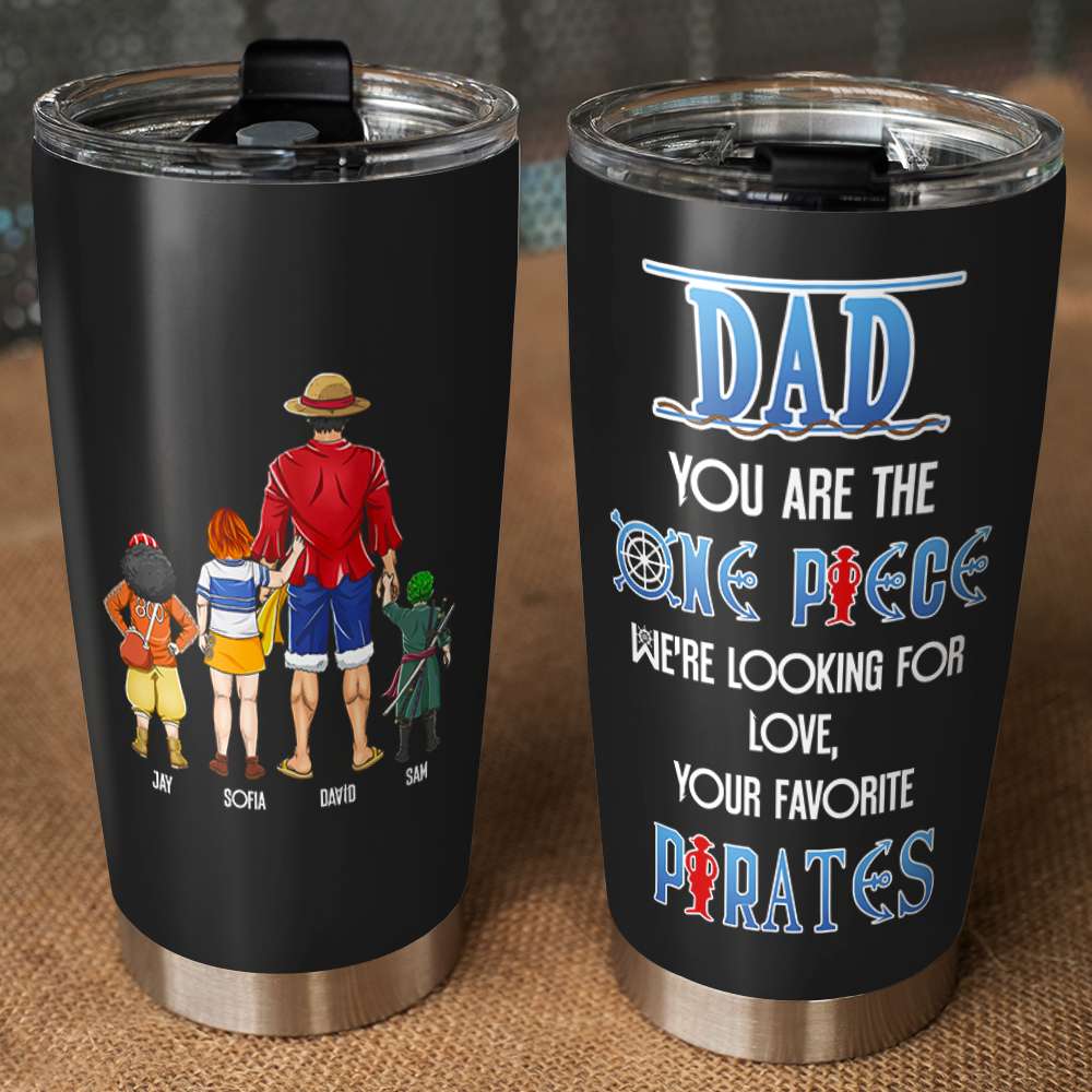 Personalized One Piece Mom Tumbler - Mother's Day Gift Tumbler Cup PopCulturePrints