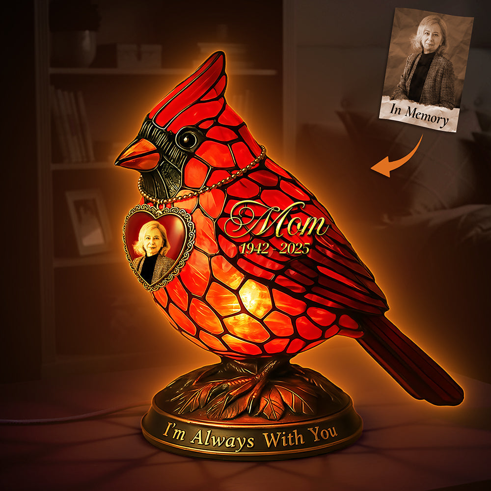 I'm Always With You - Memorial Custom Photo Acrylic Light Box - Personalized Gifts for Dad Light Box PopCulturePrints