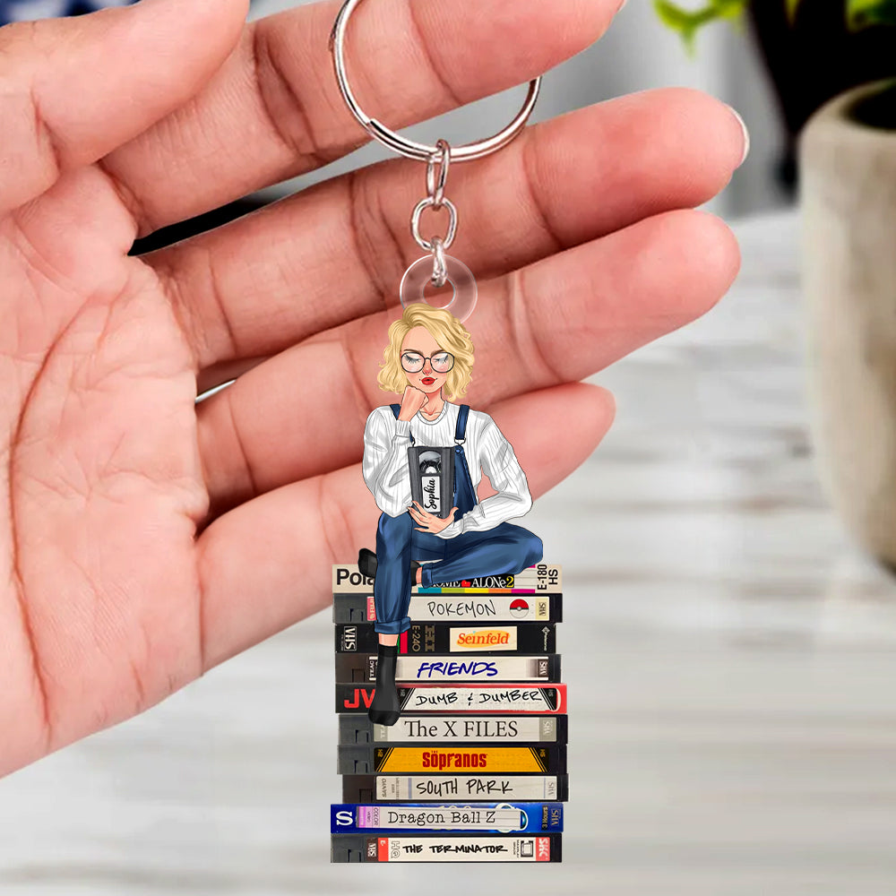 Personalized Keychain for Movie Lovers - Unique Gift for Film Enthusiasts Keychains PopCulturePrints