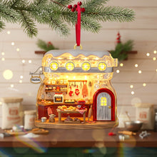 Load image into Gallery viewer, &quot;Bake Your Heart Out!&quot; - Baking Mixer Cozy House Acrylic Ornament - Personalized Gift for Baking Lovers, Friends, Family, and Any Occasion Ornament PopCulturePrints
