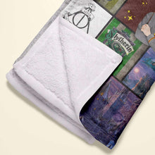 Load image into Gallery viewer, Magical Christmas Blanket for Wizard Enthusiasts
