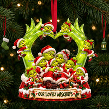 Load image into Gallery viewer, Our Lovely Mischiefs Christmas Ornament - Personalized Gifts for Grandparents Ornament PopCulturePrints
