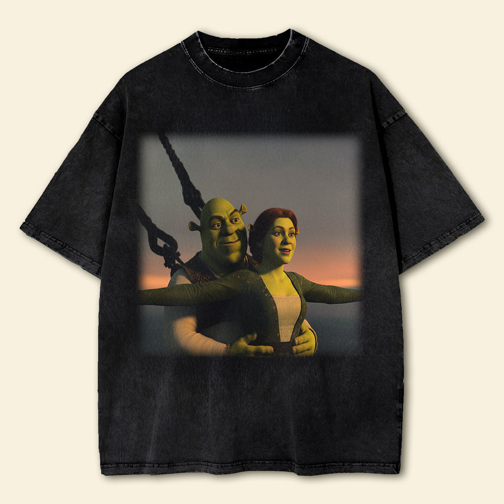 Love in the Air - Green Couple Shirt - Personalized Gift for Couples Shirts PopCulturePrints