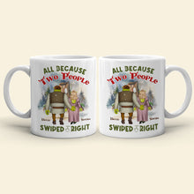 Load image into Gallery viewer, Swipe Right Love Mug - Personalized Couple Gift for Valentine&#39;s Day Gifts Coffee Mug PopCulturePrints
