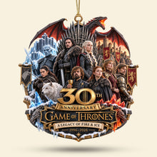 Load image into Gallery viewer, Celebrate 30 Years of Game of Thrones - Custom Christmas Ornament
