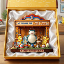 Load image into Gallery viewer, We Caught The Best Mom - Personalized Magic Mom Acrylic Plaque Shaped Plaques PopCulturePrints
