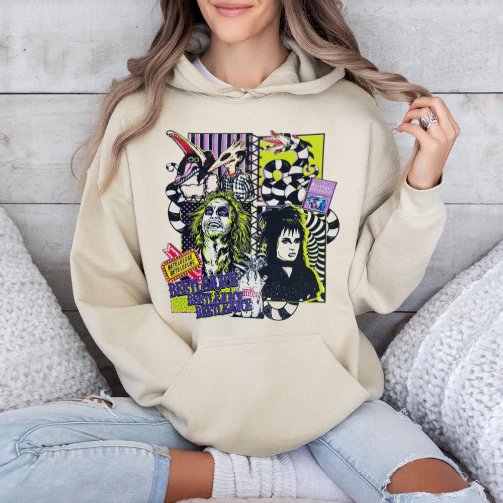 Beetlejuice Halloween Hoodie - Perfect Gift for Horror Movie Fans