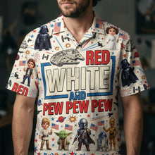 Load image into Gallery viewer, Independence Day Hawaiian Shirt Personalized Anniversary Gifts 03NATN030626 Hawaiian Shirts PopCulturePrints
