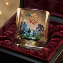 Load image into Gallery viewer, Unlock Your Adventure: 40 Years of Fantasy Adventure Round Glass - Personalized Gifts for Fantasy Lovers Glass PopCulturePrints
