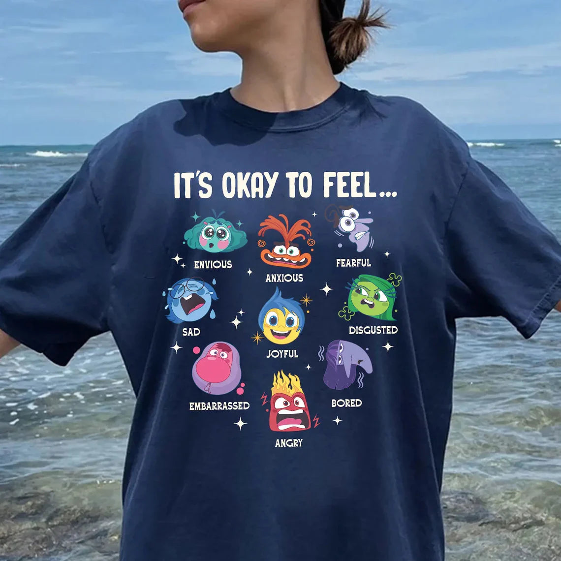 It's Okay to Feel - Emotions Graphic T-Shirt