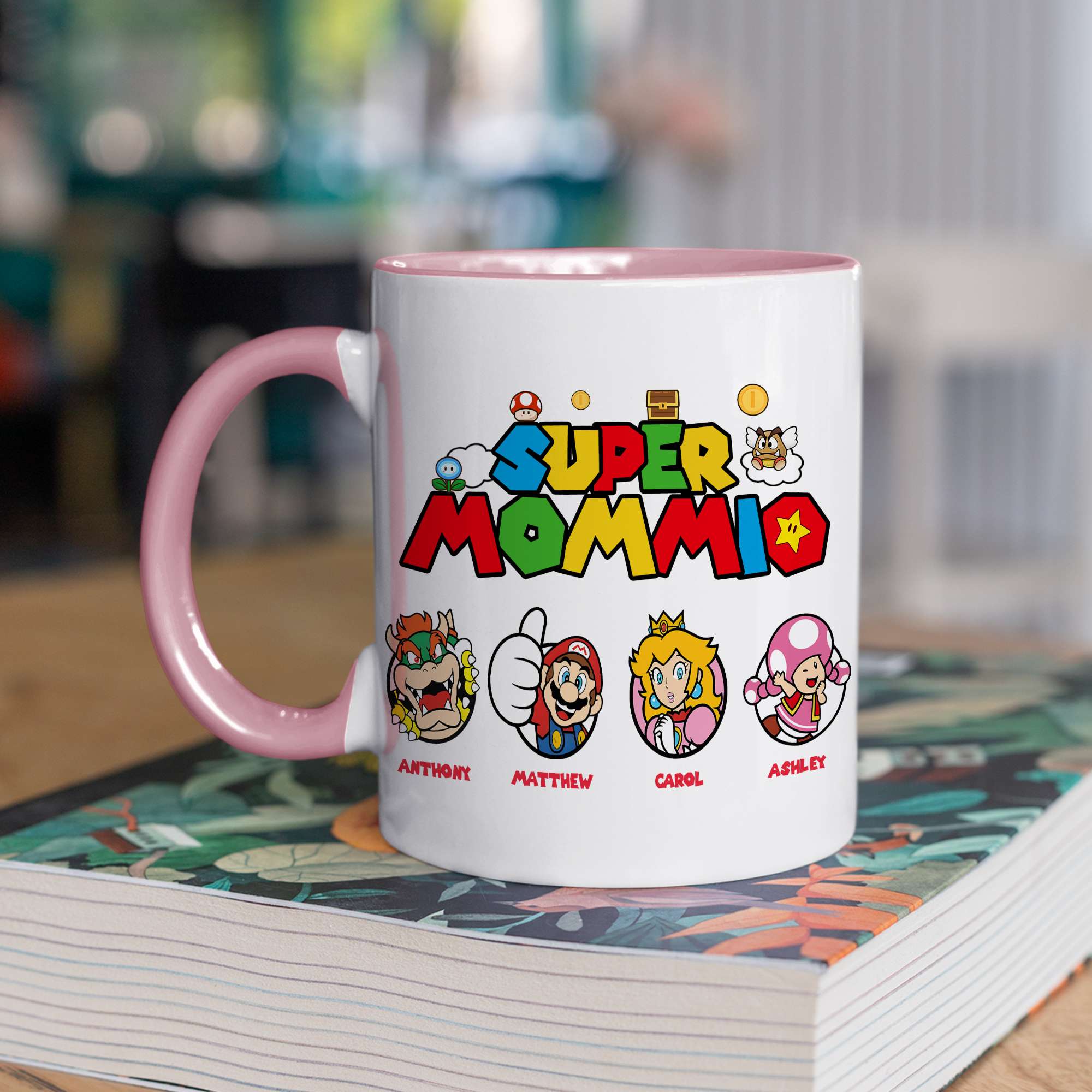 Super Mom Personalized Coffee Mug for Mother's Day Coffee Mug PopCulturePrints