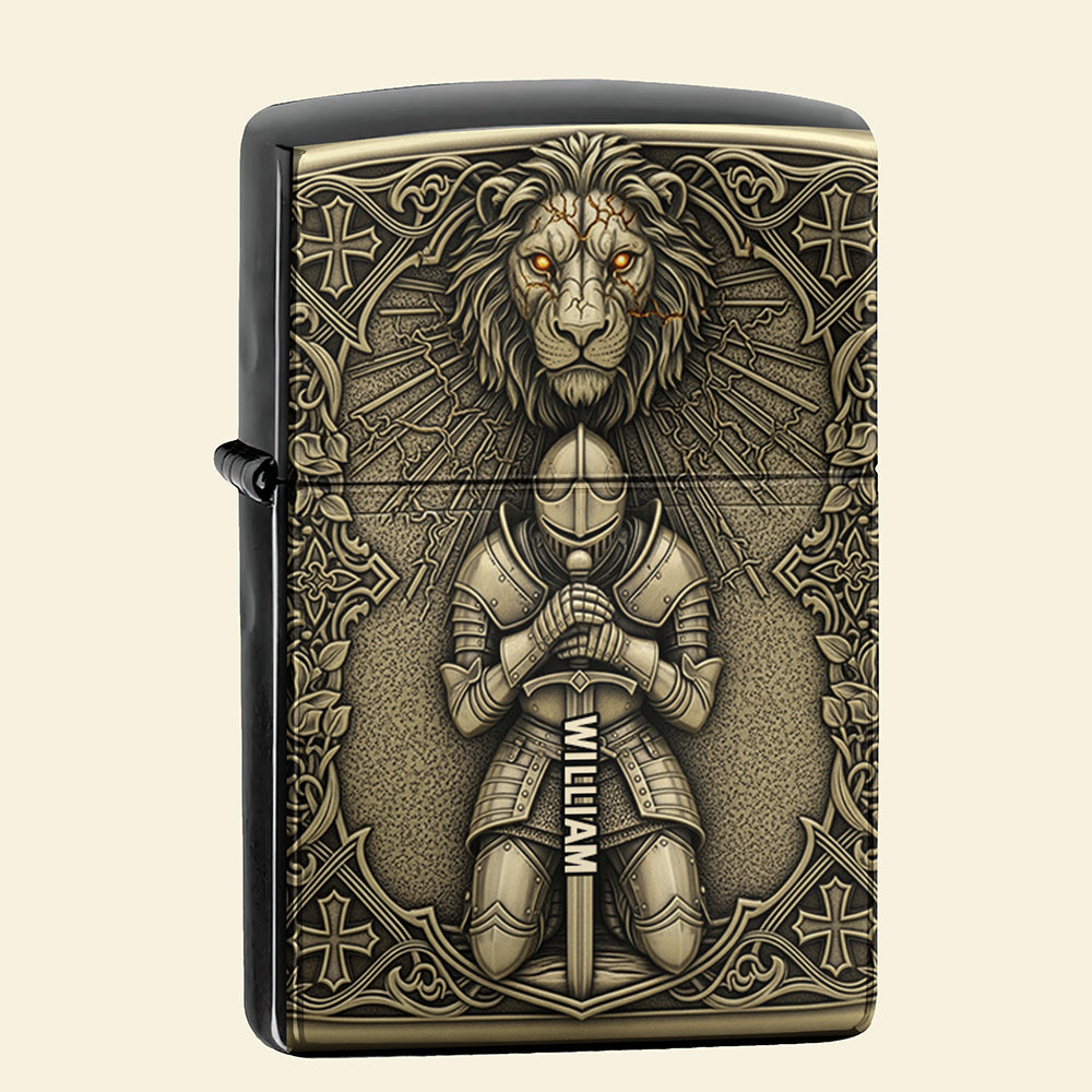 Embrace Your Faith: Knight of Faith Lighter - Personalized Gifts for Christians Lighter PopCulturePrints