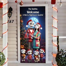 Load image into Gallery viewer, “Welcome Home” – Personalized Door Cover for Family Bliss Door Covers PopCulturePrints
