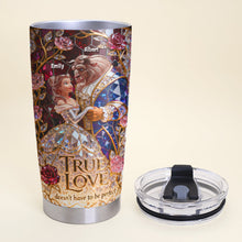 Load image into Gallery viewer, True Love Never Goes Out of Style - Romantic Couple Tumbler, Personalized Gift for Couples Tumbler Cup PopCulturePrints
