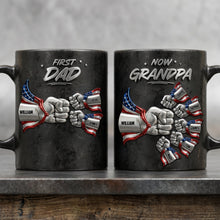 Load image into Gallery viewer, First Dad, Now Grandpa - Personalized Magic Mug for Meaningful Gifts Coffee Mug PopCulturePrints
