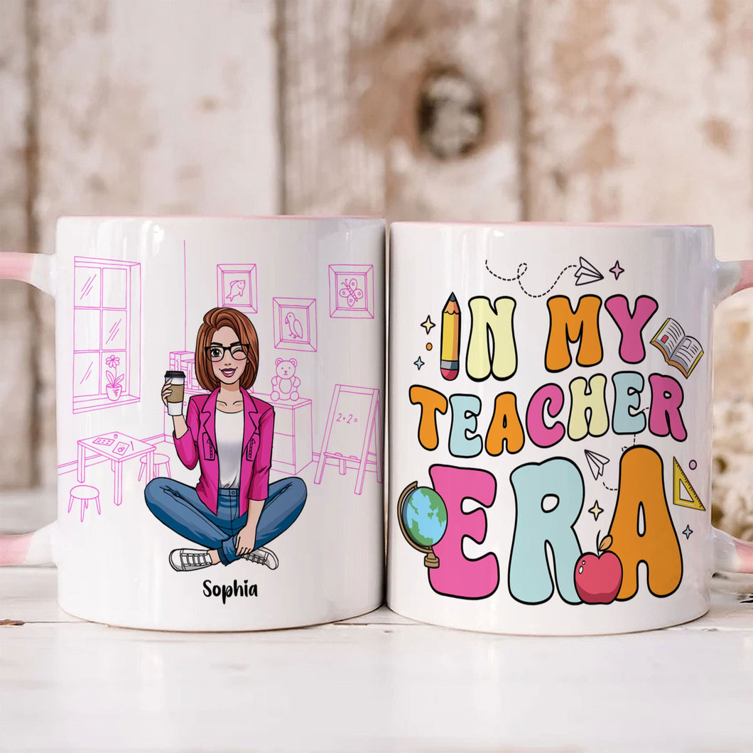 Customizable Teacher Era Mug - Personalized Gift for Teachers Coffee Mug PopCulturePrints