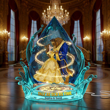 Load image into Gallery viewer, Tale As Old As Time - Personalized Romantic Couple Acrylic Light Box Light Box PopCulturePrints
