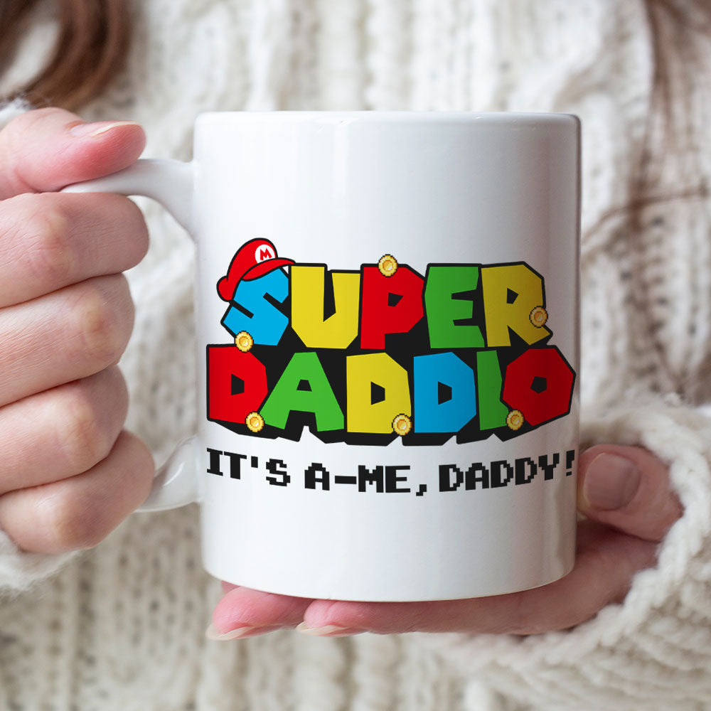 Personalized Super Dad Mug - Custom Gift for Family Coffee Mug PopCulturePrints