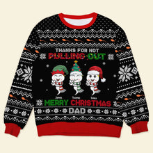 Load image into Gallery viewer, Personalized Funny Dad Christmas Sweater - Humor &amp; Love AOP Products PopCulturePrints
