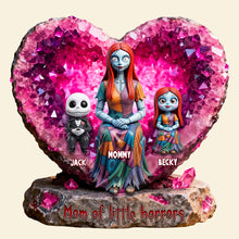Load image into Gallery viewer, “Mom Of Little Horrors” - Personalized Acrylic Plaque - Unique Mother's Day Gift for Mom and Grandma Shaped Plaques PopCulturePrints
