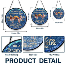 Load image into Gallery viewer, Good Music &amp; Good Vibes - Personalized Stained Glass Window Hanging Suncatcher Suncatcher Ornament PopCulturePrints
