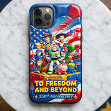 Load image into Gallery viewer, Celebrate Freedom: USA 250th Anniversary Phone Case - Personalized Gift for Patriots Phone Case PopCulturePrints
