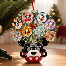 Load image into Gallery viewer, “Together We Bloom” – Personalized Beautiful Family Flower Vase Ornament – A Unique Gift for Families, Friends, and Loved Ones
