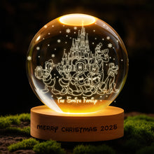 Load image into Gallery viewer, Together Family Moments Crystal Ball Night Light - Custom Personalized Gifts for Family Night Lights PopCulturePrints
